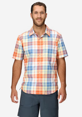 Marmot Air Exchange Novelty Short-Sleeve Collared Shirt